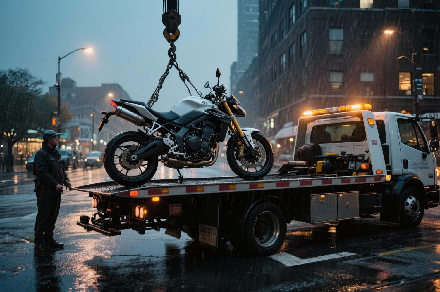 Эвакуация мотоцикла в Москве: специфика, виды креплений и средние цены